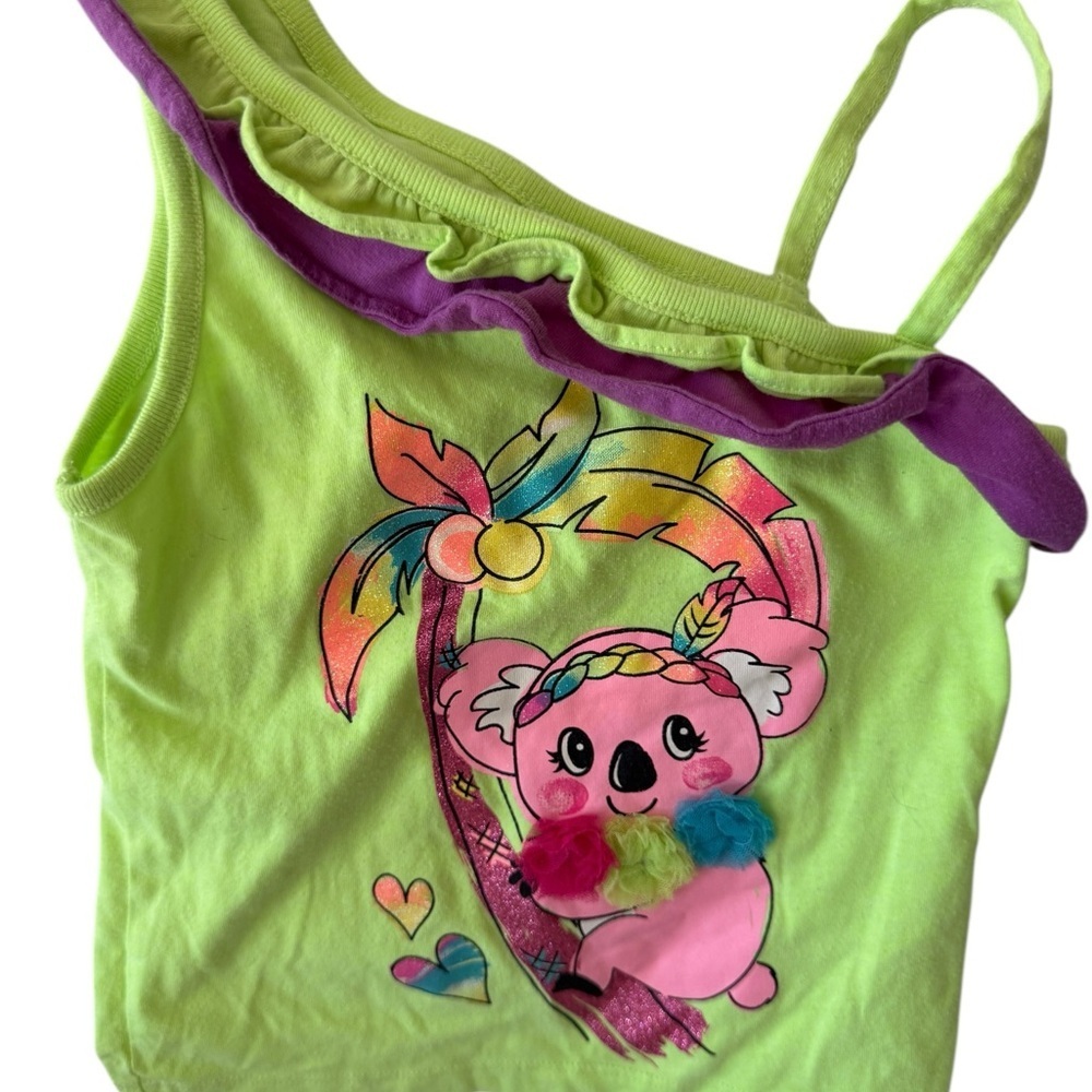 Garanimals Lime and Purple Koala Camisole